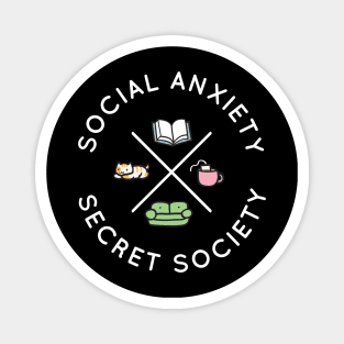 Social Anxiety Secret Society Magnet